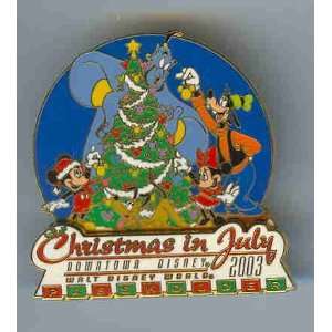   Mickey Goofy Christmas in July 2003 WDW Le Disney PIN 