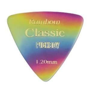   Pick, Rainbow, Cellulose, 1.20mm, 50 picks Musical Instruments