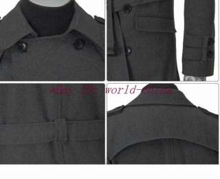   wool long jacket coat please tell me us size and color when you pay