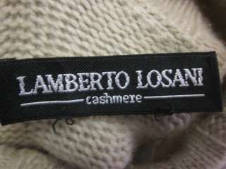 You are bidding on a LAMBERTO LOSANI Cashmere Sage Turtleneck Sweater 