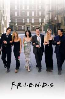FRIENDS   TV SHOW POSTER (WALKING IN COCKTAIL DRESSES)  