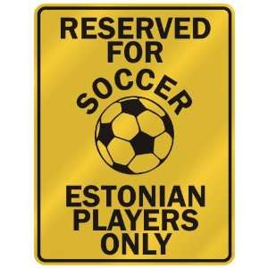   ESTONIAN PLAYERS ONLY  PARKING SIGN COUNTRY ESTONIA