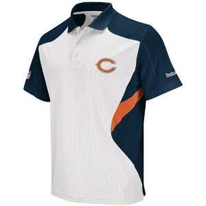 Chicago Bears White 2011 Sideline Standout Polo Shirt  