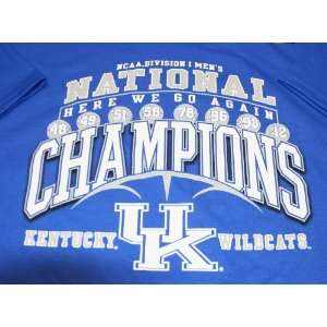  2012 National Champions Kentucky NCAA Here We Go Again 