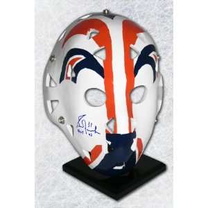   Full Size Vezina Goalie Mask   Edmonton Oilers Sports Collectibles