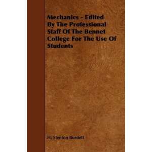   College For The Use Of Students (9781444627336) H. Stenton Burdett