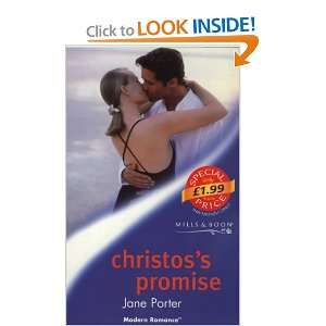  Christoss Promise (9780263825114) Jane Porter Books