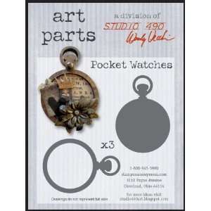  Wendy Vecchi Art Parts 6/Pkg Pocket Watches