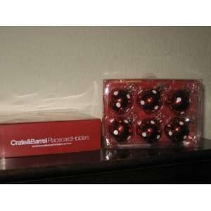 Crate & Barrel Holiday Placecard Holders   Set of 6