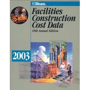 Facilities Construction Cost Data 2003 9780876296738  