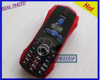 new 3 color quad band unlocked car cell phone camera  red black 