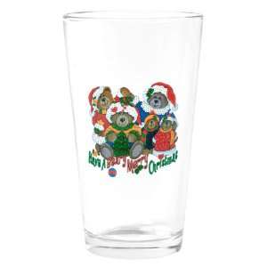   Drinking Glass Have A Beary Merry Christmas Bears 