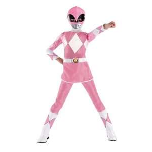  Power Ranger Pink Costume Child Size: Toys & Games