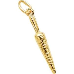  Rembrandt Charms Carrot Charm, Gold Plated Silver Jewelry