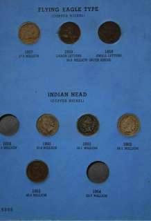 GREAT Indian Cent Collection with 45 COINS incl 1857,58ll,58sl,61,1876 
