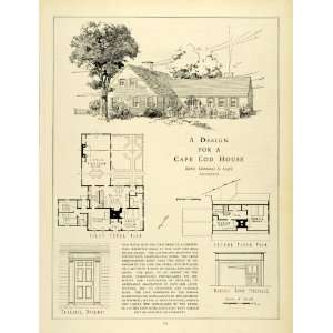 1926 Article Cape Cod Home Construction How Manning Almy Architecture 