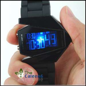 COOL Oversized Light Digital Sports Quartz RUBBER Wrist Watches Men 