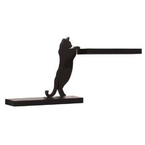  Melannco Cat Double Shelf, Black: Home & Kitchen