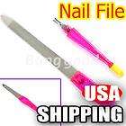 in 1 Metal Nail File Nail Art Cuticle Trimmer Remover Buffer 