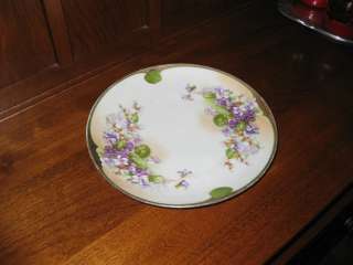 Carlsbad Austria Decorative Floral China Plate Marked  