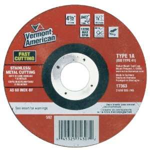  Vermont American 17363 7/8 Inch Arbor Size 4 1/2 Inch Thin 