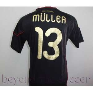 GERMANY AWAY WC MULLER 13 FOOTBALL SOCCER JERSEY X LARGE 