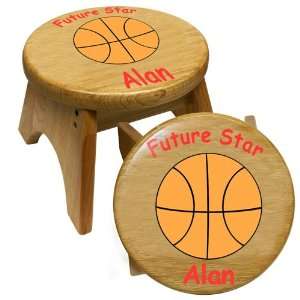    Holgate Toys Basketball Theme Wooden Step Stool: Toys & Games