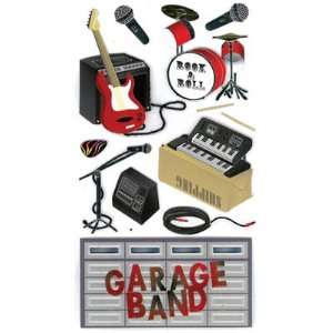 Garage Band Jolees Boutique Le Grande Dimensional Stickers 50 50155