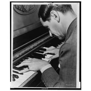  1936 Irving Berlin facing down playing piano songwriter 