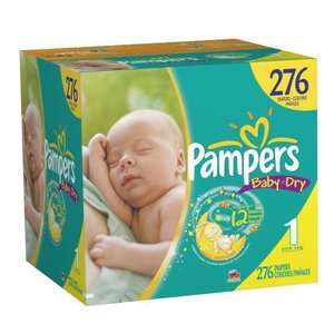 BULK   Up to 1104 Count   PAMPERS Baby Dry Diapers 1,2,3,4,5,6   BEST 