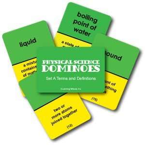  Physical Science Dominoes (Grades 3 8) Toys & Games
