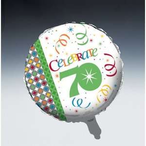   in Style Metallic Party Balloons   70th Birthday Toys & Games