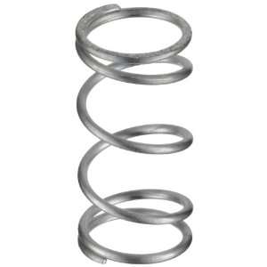Stainless Steel 302 Compression Spring, 0.3 OD x 0.026 Wire Size x 0 