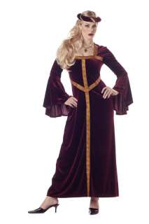 Medieval Maiden Guinevere Renaissance Halloween Costume  