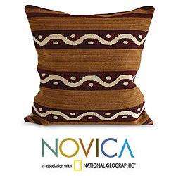 Handcrafted Wool Seeds Cushion Cover (Peru)  