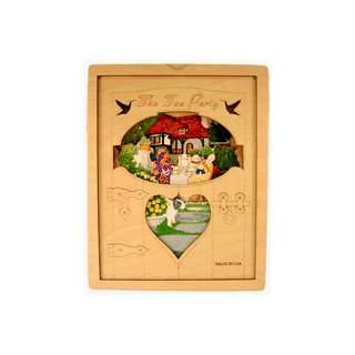  The Tea Party Shadow Box Puzzle: Toys & Games