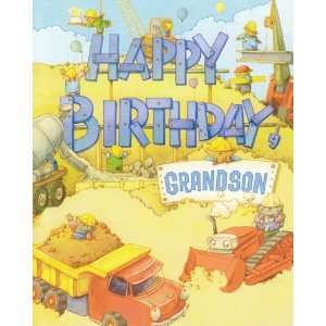   Cards   Birthday Card   Grandson Happy Birthday: Office Products