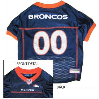 Denver Broncos Official NFL Jersey for Dogs  