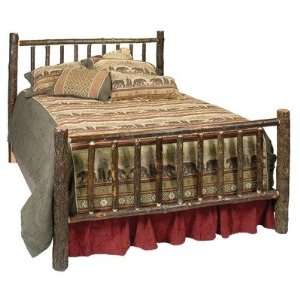  Fireside Lodge 8000RM Hickory Log Bed with Rustic Maple 