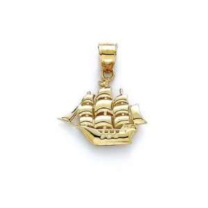  14k Polished Sailboat Pendant   JewelryWeb Jewelry