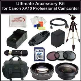   Package For Canon XA10 HD Professional Camcorder: Camera & Photo