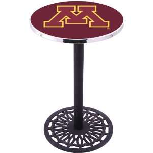  University of Minnesota Pub Table with 213 Style Base 