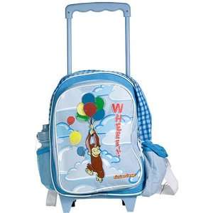   Monkey Curious George Kid Rolling Backpack : School bag: Toys & Games
