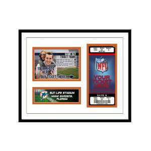    NFL Game Day Ticket Frame   Miami Dolphins
