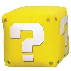 Question Mark Coin Block Box ~7 Sound Plush: New Super Mario Bros 