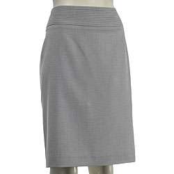 Sharagano Womens Straight Grey Skirt  