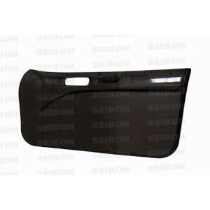  SEIBON 96 00 Civic 2D Carbon Fiber (2) Door Panels EK Automotive