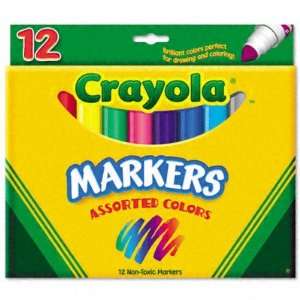  Crayola Non Washable Markers BIN587712 Toys & Games