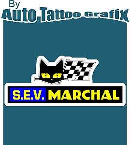 SEV MARCHAL Decal Sticker Car Truck Race Car Hot Rod S.E.V MARCHAL 