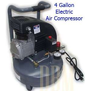  Portable 4 Gallon Electric Air Compressor 2 HP: Home 
